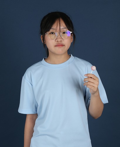 티팜 드라이 쿨 라운드 티셔츠 (아동용 ~ 성인용)_라이트 블루